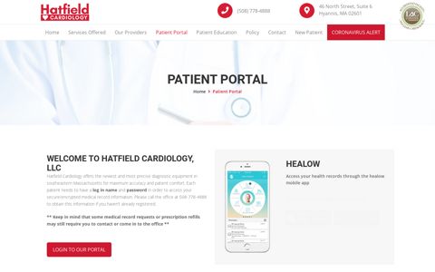 Patient Portal – Hatfield Cardiology