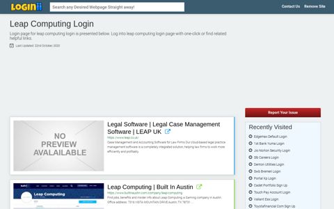 Leap Computing Login | Accedi Leap Computing - Loginii.com