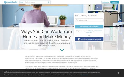 Find Online Jobs to Work from Home | Swagbucks | Swagbucks