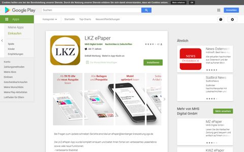 LKZ ePaper – Apps bei Google Play
