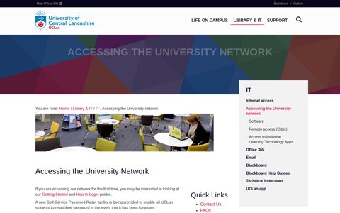 Accessing the University Network | Student Support ... - UCLan