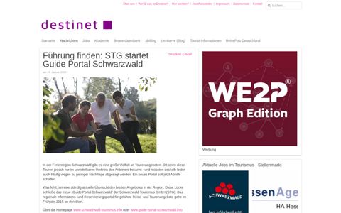 Führung finden: STG startet Guide Portal Schwarzwald ...