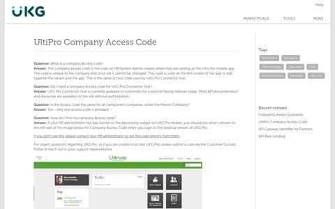 Company-access-code | UKG Pro Connector Hub - UltiPro ...