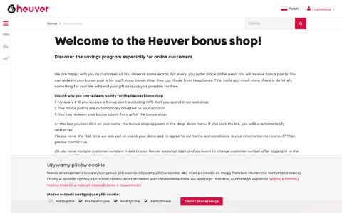 Welcome to the Heuver bonus shop! | Heuver