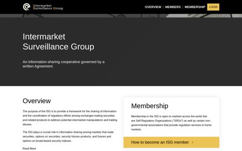 Intermarket Surveillance Group
