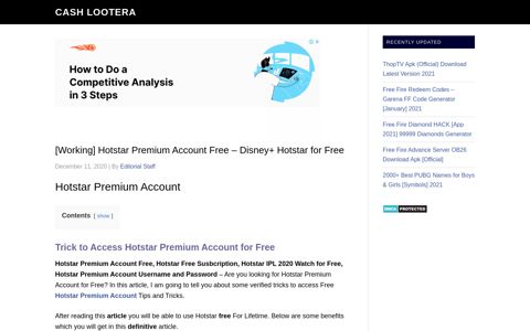 [Working] Hotstar Premium Account Free - Disney+ Hotstar for ...