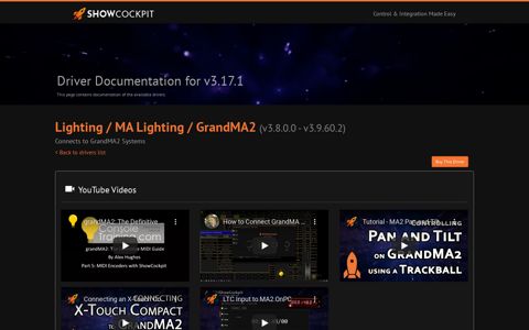 GrandMA2 - Documentation - RD/ShowCockpit