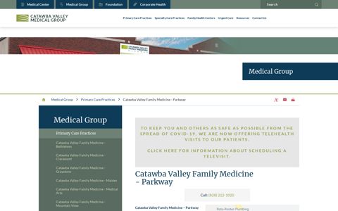 Parkway | Catawba Valley ... - Catawba Valley Family Medicine