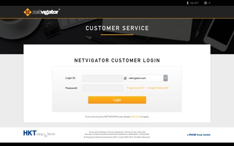 netvigator customer login