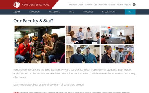 Our Faculty & Staff - Kent Denver School